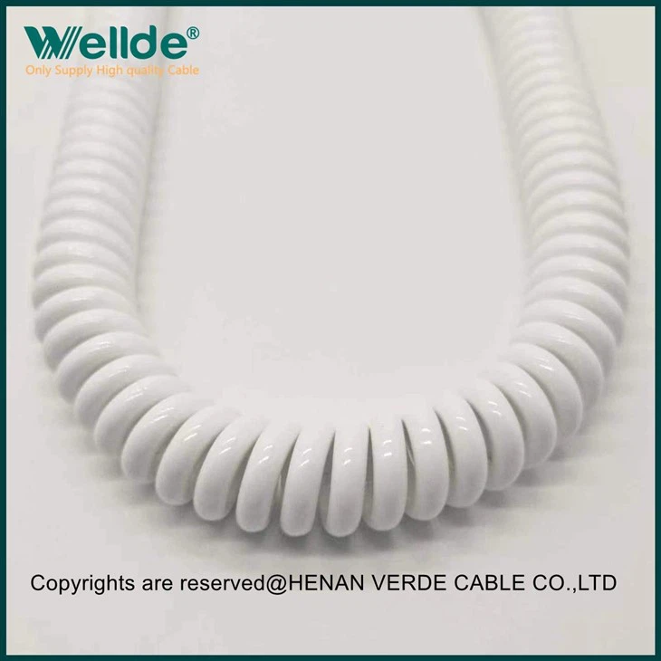 4 Core Coiled Spiral Cable