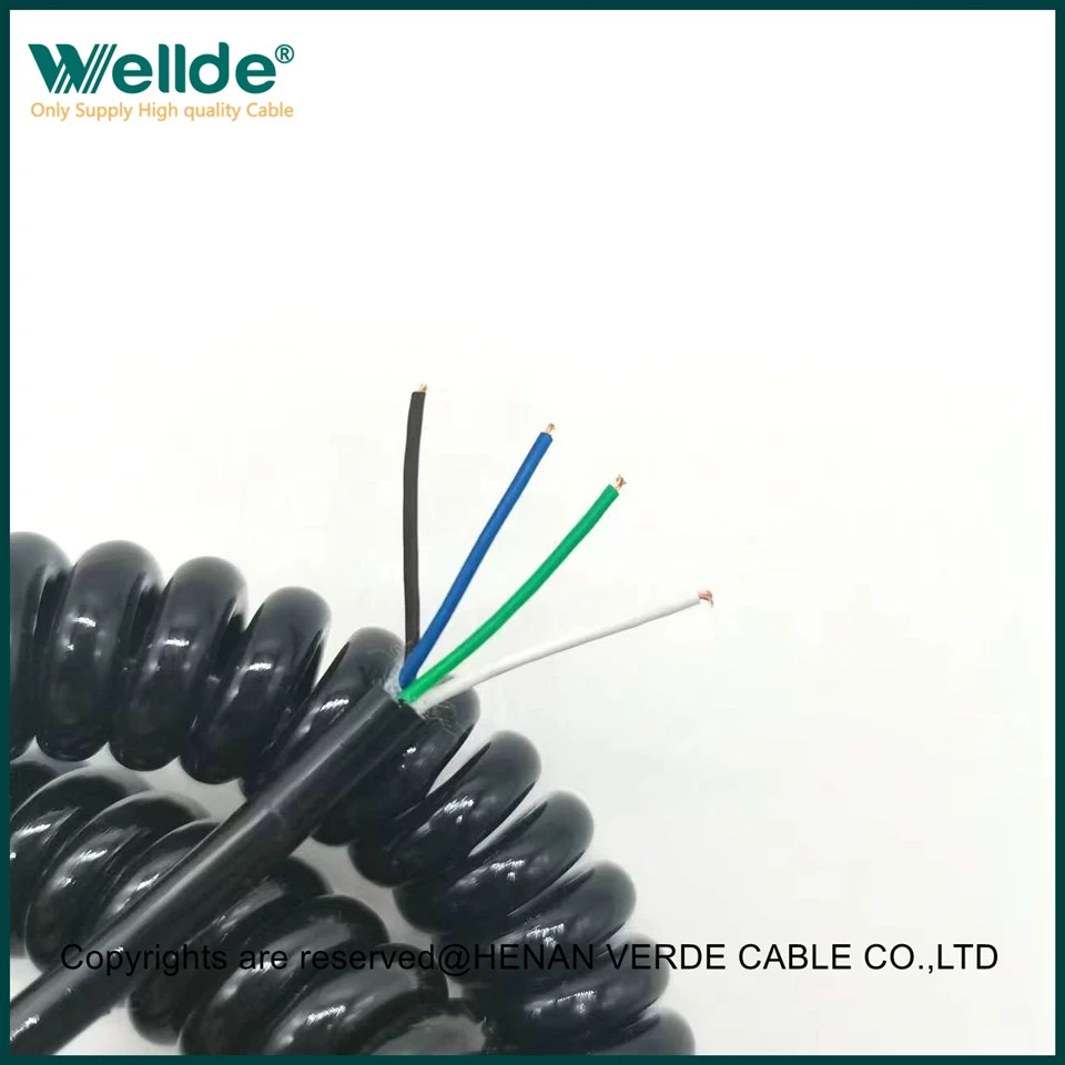 Zavit spiralni kabel s PVC plaščem